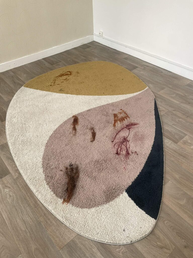 Nettoyage tapi ovale avant nettoyage royal